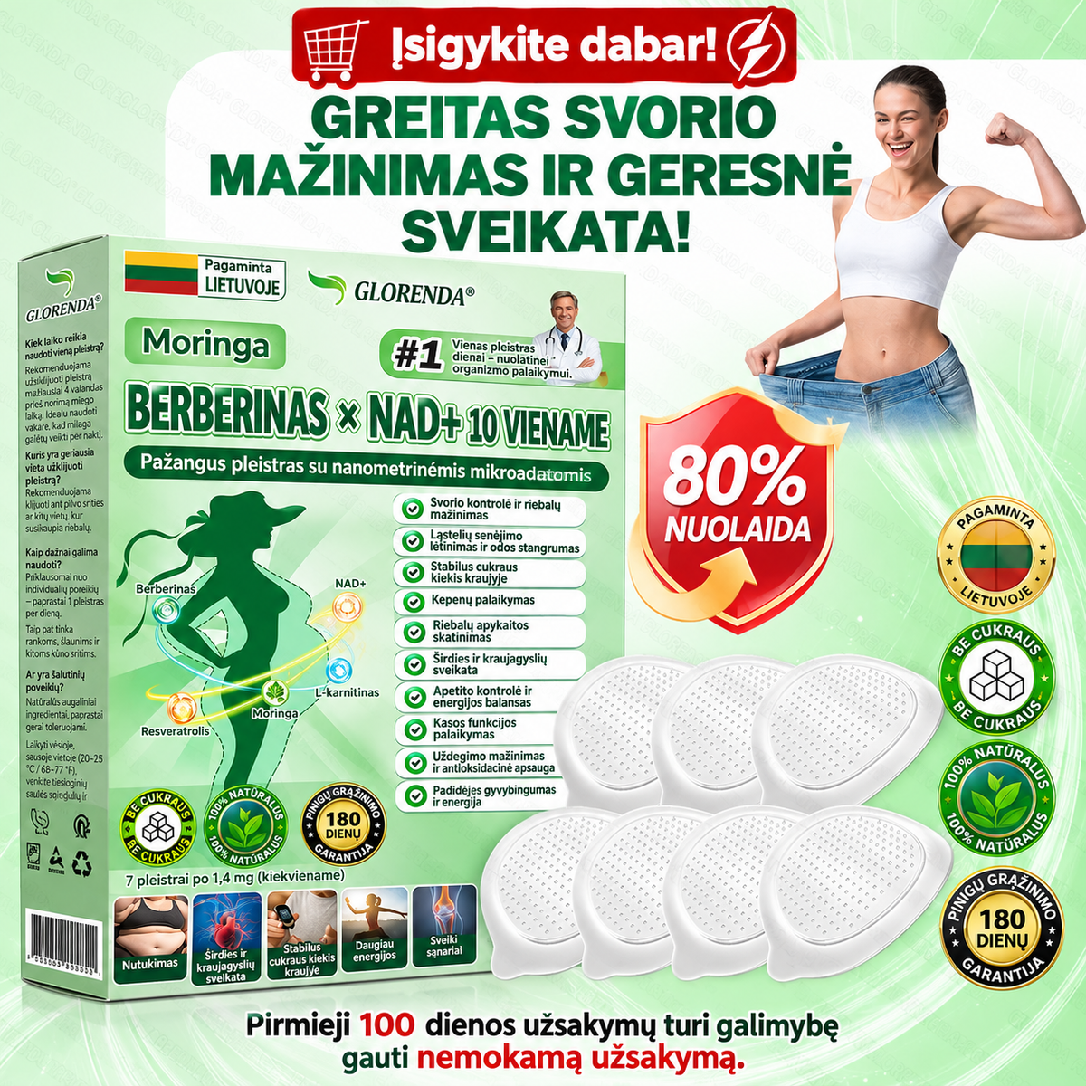 𝐆𝐋𝐎𝑹𝑬𝑵𝑫𝗔® 𝑴𝒐𝒓𝒊𝒏𝒈𝒂 & 𝑩𝒆𝒓𝒃𝒆𝒓𝒊𝒏𝒂 10-in-1 𝐏𝐚𝐳̌𝐚𝐧𝐠𝐮𝐬 𝐍𝐚𝐧𝐨 𝐌𝐢𝐜𝐫𝐨𝐚𝐝𝐚𝐭𝐢𝐧𝐢𝐬 𝐏𝐥𝐞𝐢𝐬𝐭𝐫𝐚𝐬🧡🧡